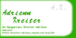 adrienn kreiter business card